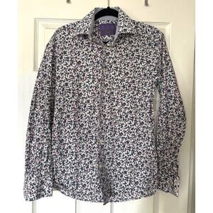 Men’s Curtis Brandon Floral Long Sleeve Button Up Size Small